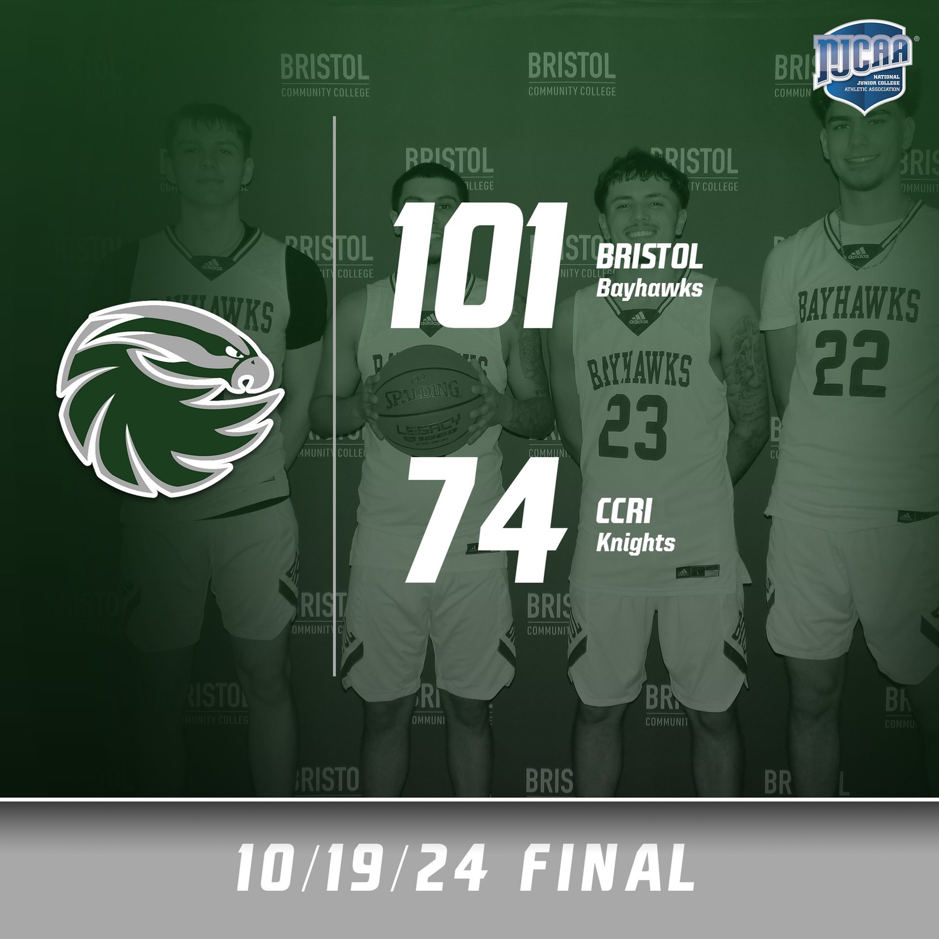 Bristol Defeats Rhode Island, 101-74