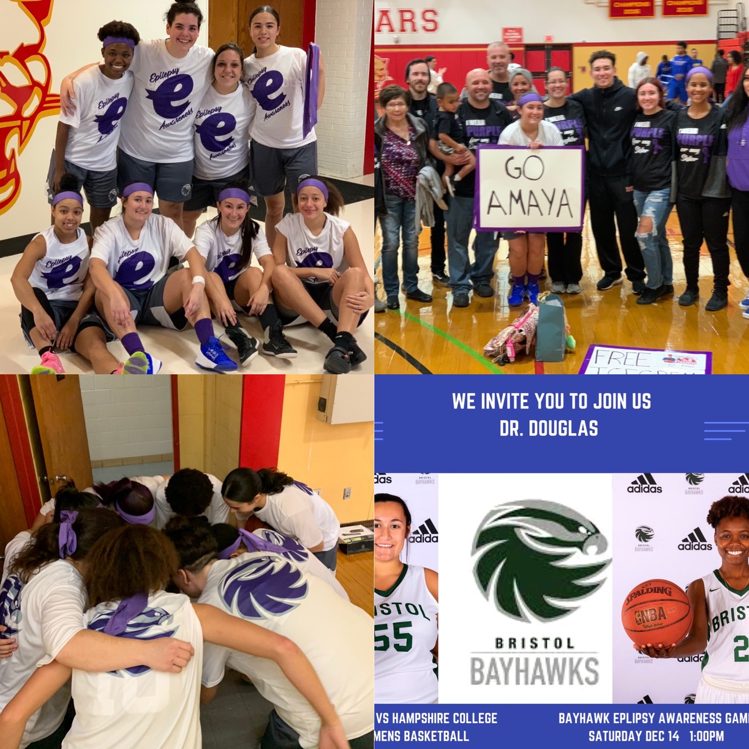 Bayhawks Soar to Victory on "Epilepsy Awareness Night" at Bristol